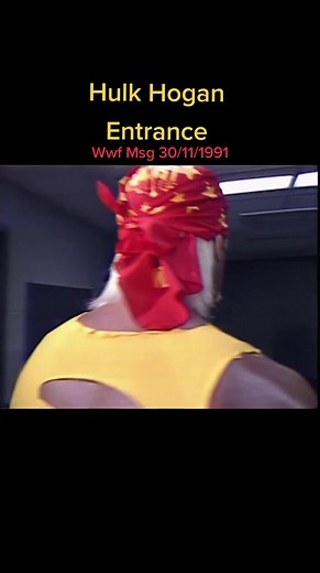 WWE Hulk Hogan Entrance at MSG 1991