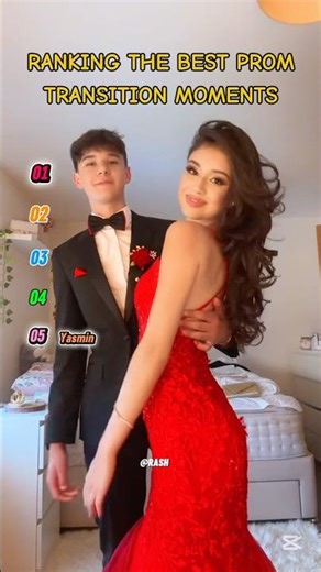 Top 5 best tiktok prom transitions ❤️#shortsfeed