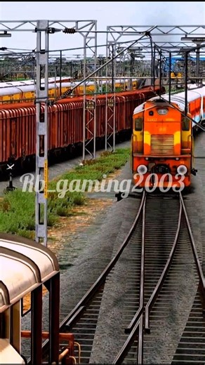 Indian WDM3D Locomotive Crash Bumpy Railroad Train Simulator Game#train #trainsimulator #traingame