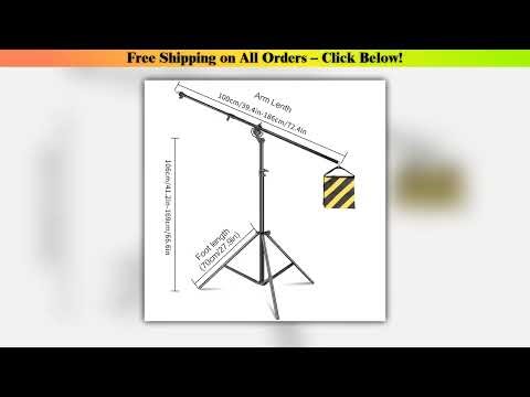 Metal Light Stand 2.8M to 4M Photographic Equipment Photography Studio Accessory Kit Retractable
