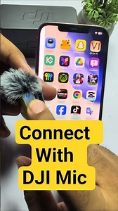 iPhone Connect With DJI Mic #iPhone #DJIMic #DJI #WirelessMicrophone #AudioRecording #iOSTutorial