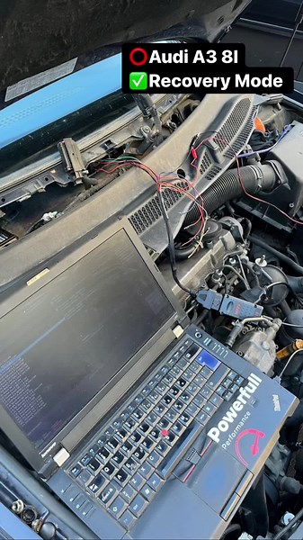 ⭕️Audi A3 8l 90hp ✅Recovery Mode ✅Software fixes #audi #a3 #8l #chip #tuning #stage #2 #hardcut #powerfull #performance