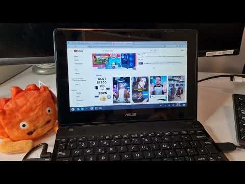 MiniOS Linux Standard (XFCE) 64bit on 4GB Asus X102-30 A4-1200 1ghz dual core low power CPU