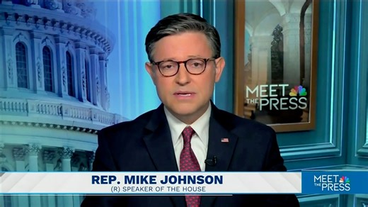 Today, I joined Meet the Press and was asked about Donald Trump’s cholesterol levels. Mainstream media doesn’t care about the issues facing the American people. | Speaker Mike Johnson