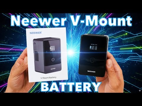 Camera Setup Made Easy with Neewer V-Mount Battery PS099E