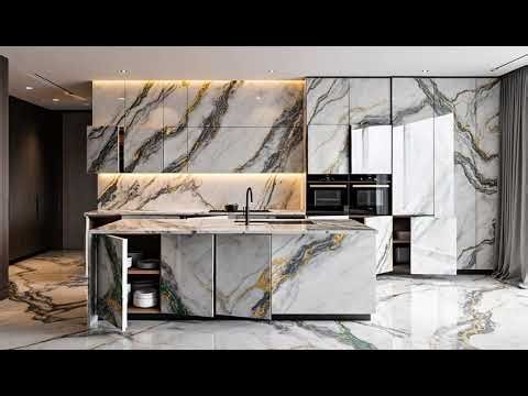 Luxury in Motion – Marble Kitchen