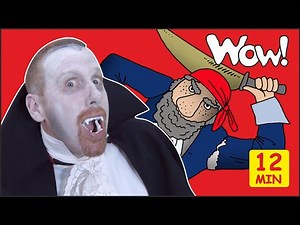 Spooky and Scary Stories for Kids from Steve and Maggie | Free Speaking Halloween Wow English TV - Videos For Kids