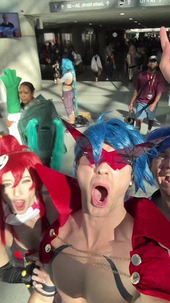 Gurren Lagann Cosplay at Anime NYC Summer Finale