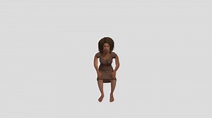 Caveman female - 3D model by characonstantinou96af