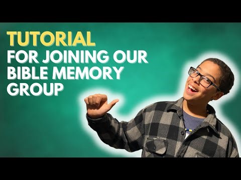 Tutorial for Bible Memory App