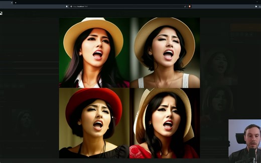 新的 ControlNet 1.1 面孔！ ControlNet Faces 教程。_哔哩哔哩_bilibili