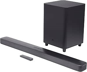 JBL BAR-5-1-SURROUND 5.1 Channel MultiBeam Sound Technology Soundbar with an Additional 2 Year Coverage by Epic Protect (2017)
