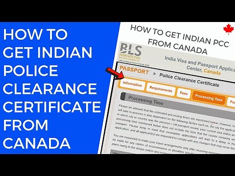 How to get Indian Police Clearance Certificate From Canada in 2021?