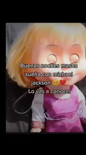 Masha Sueña con Michael Jackson: Buenas Noches 🤠