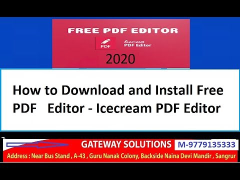 How to Download and Install Icecream pdf editor