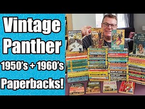 Vintage UK Panther Paperbacks - 1950's + 1960's - My Collection Of These Classics!
