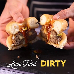 Juicy Lucy Doughnut Burger! 😍🍩🍔 | Love Food