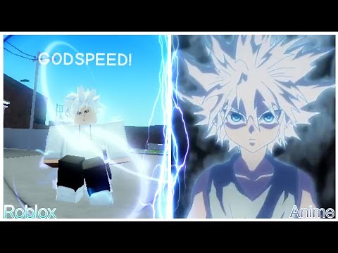 [AUT] Comparing Killua in AUT vs ANIME (Roblox)