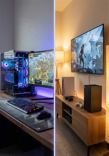 Replying to @SixPathGeneral Pc vs Console