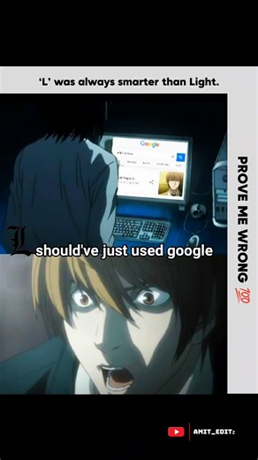 The Truth About L vs Light 🤯... #otaku #deathnote #animefan