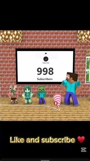 #minecraft I need one more #subscriber #shorts #minecraftshorts #creative #minivlog