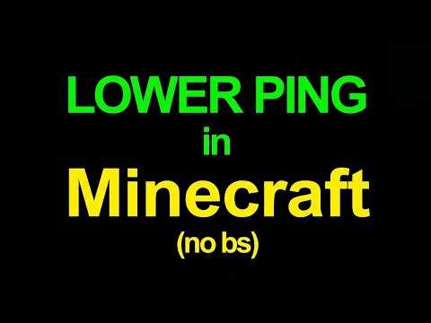How to ACTUALLY get better ping in Minecraft