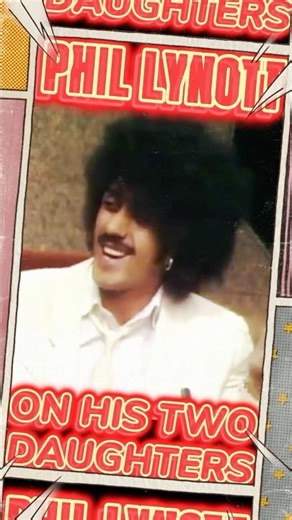 PHIL LYNOTT of THIN LIZZY talks about his 2 daughters #thinlizzyshorts