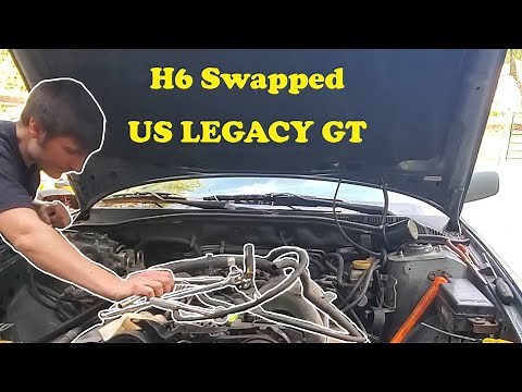 Subaru H6 Flat Six 6 Cylinder Swap [Part 2] - The Cheapest Legacy GT IN THE WORLD!