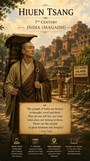 Honesty in 7th Century India - Hieun Tsang - Kingdom of Magadh