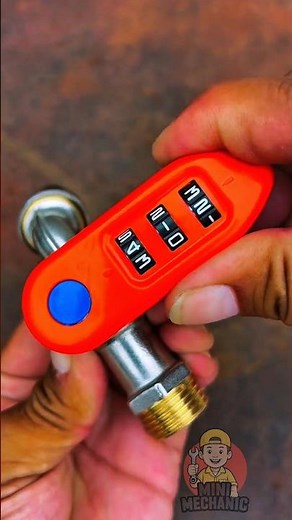 Control Water Usage with a Lock! Lock System Tap 🔐 #SmartLock #WaterControl #diy #tools #gadgets