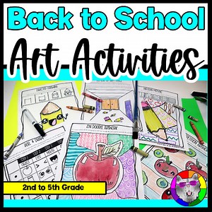 Back to School Art Lessons Art Activities First Week Art Projects Art Sub Plans