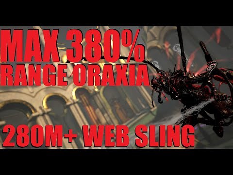 [WARFRAME] MAX 380% RANGE INVIGORATED ORAXIA SHOWCASE Is It Worth? | Isleweaver