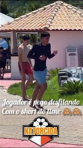 Player caught red-handed parading around in team shorts tries to cover it up. #player #game #bant...