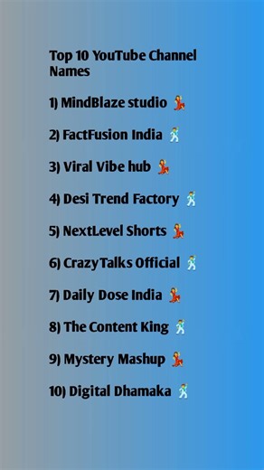 Top 10 Best YouTube Channel Name Ideas 🔥 | Unique & Catchy Names 2026📝 #shortsfeed # #youtubestudio