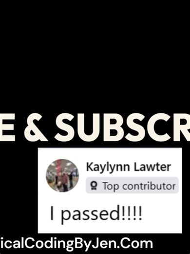 Let 2025 Be Your Year too! Let's pass that medical coding certification exam with Jen! #hcpcscoding #freecourses #cpcexamtips #medicalcoder #cpcexam #cpcexamprep #cpcexammedicalterminologytips #icd10cm #medicalcodingandbilling #medicalcoding #MedicalCoding #CatheterProcedure #Radiology101 #HealthcareTalk #SurgicalSteps #MedicalCodingTips #HolidaywithYouTube #CPTExamPrep #ICD10Guide #CodingSuccess