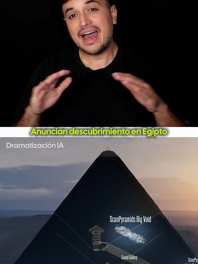 Nueva cámara en la Gran Pirámide de Egipto