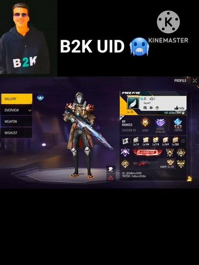 b2k uid 😱 #b2k #freefire #freefirefreefire #garenafreefire #freefirebangladesh