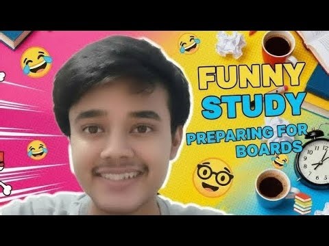 “😂 Funny Study Vlog: Board Exam Prep with Zero Stress & Lots of Laughs!”