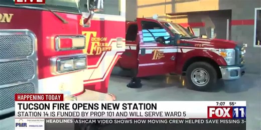 New Tucson Fire station opens on south side with focus on firefighter safety