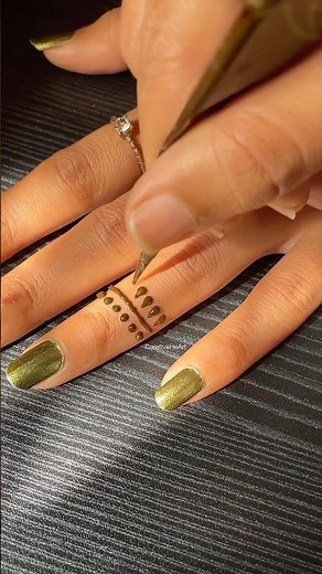 Fingers easy Mehndi Design// ring Mehndi Design