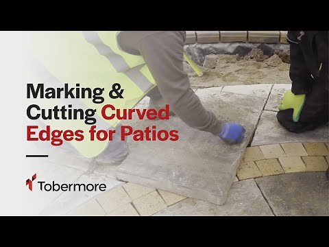 Marking and Cutting Curves Edges for Patios