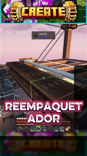 We do AUTOMATIC CRAFTING with the Create mod in Minecraft Survival | Episode 31 #short 2