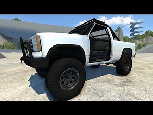BeamNG Drive D-15 True Offroader Alpha V1 Crash Testing #37 - Insanegaz