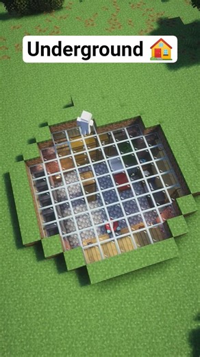 Hidden Underground Base in Minecraft 👀
