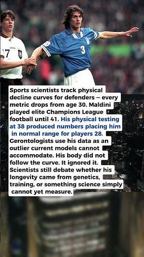 Paolo Maldini's Body Defied Every Aging Model in Sports Science