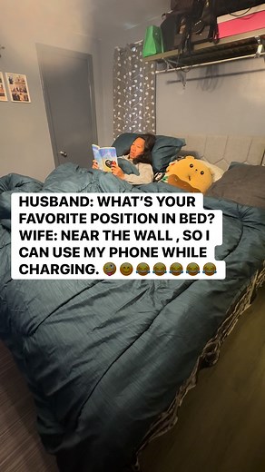 1.2K views · 22 reactions | What’s your favorite position in bed? 浪浪浪 #couple #couplecomedy #husbandandwifecomedy #jokes #funny #funnyreels #goodvibes #goodvibesonly #comedia #comedy #usareels #fblifestylechallenge | Reina Gonzales Gardner | Facebook