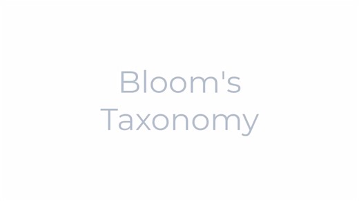 Amazing way to understand Bloom's taxonomy. | Anita D.