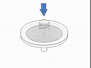 GVS Filter Technology, Syringe Filter, ABLUO, 13mm, PTFE HP Membrane, 0.45µm, PP Housing, 100/pk