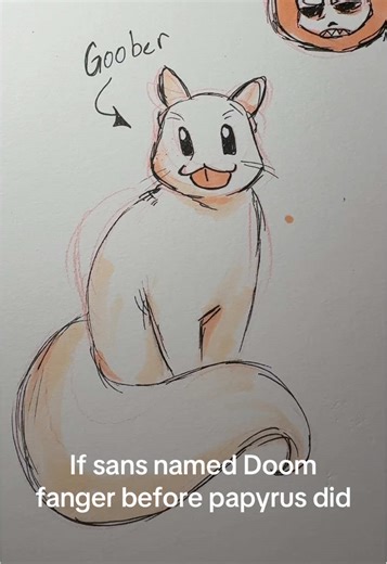 Underfell Sans Drawing: Ghost Balayage Vibes