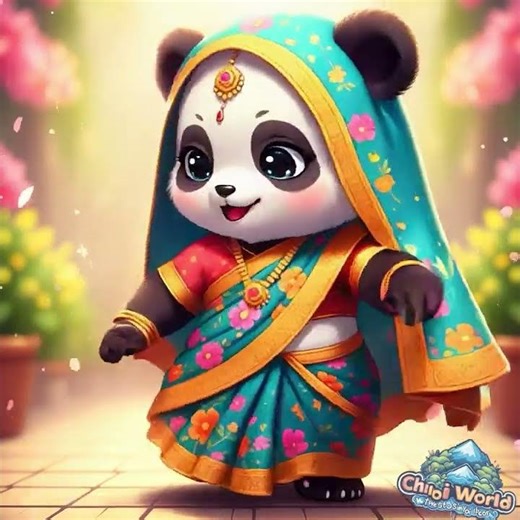 "Dancing Panda Will Melt Your Heart 💖🐼 #ChibiWorld"